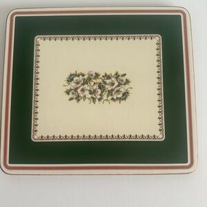 Vintage Spode Christmas Rose Trivet